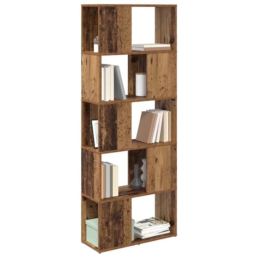 Ensemble meuble TV Marron 60 x 24 x 156 cm Bois d'ingénierie - 3