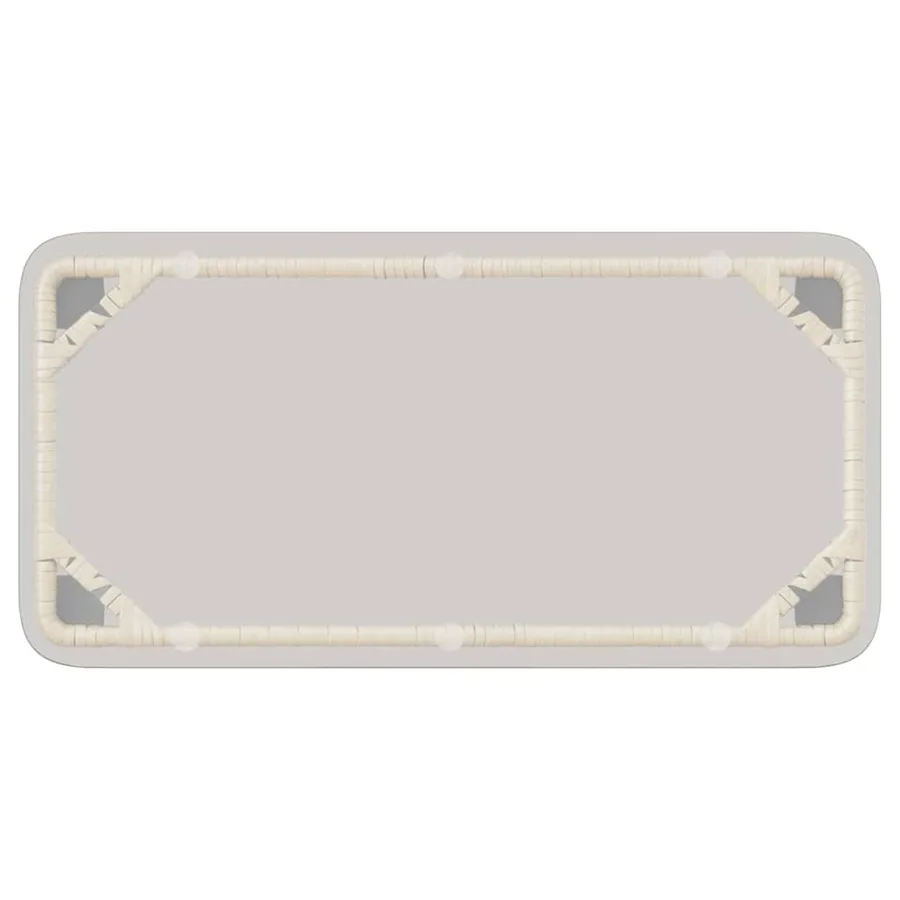 Table de Jardin Naturel 80 x 40 x 45 cm polyrotin - 7