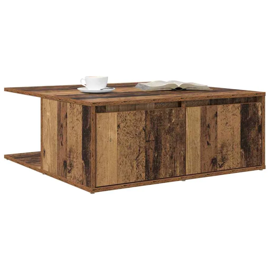 Table basse Vieux bois 80 x 80 x 31 cm Bois d'ingénierie - 3
