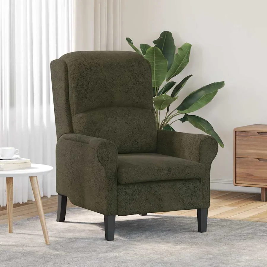 fauteuil Vert armée Simili cuir