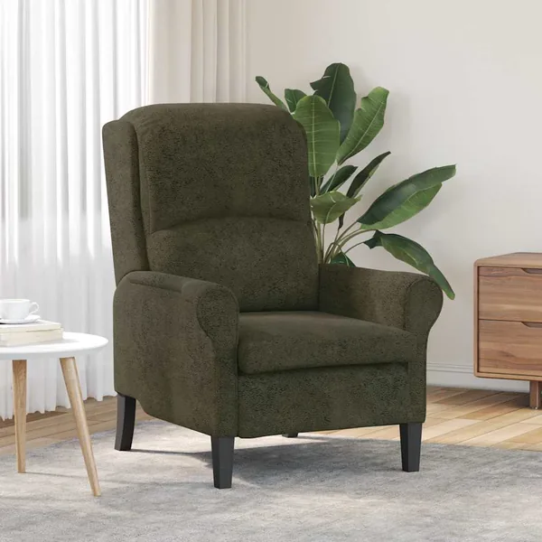 fauteuil Vert armée Simili cuir