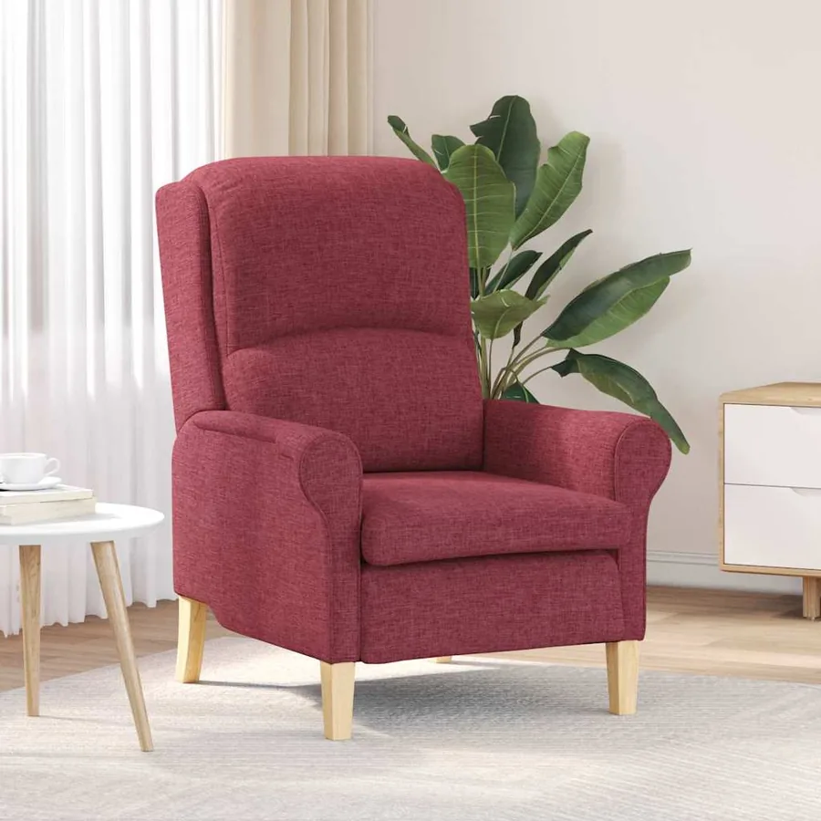fauteuil Bordeaux tissu