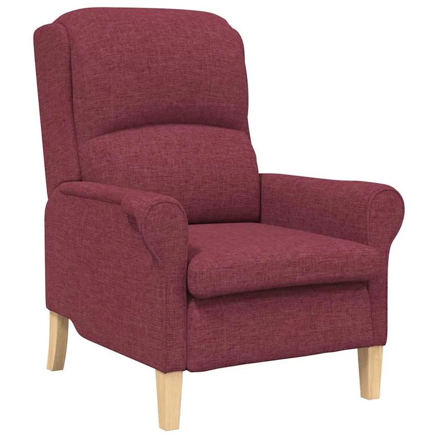fauteuil Bordeaux tissu - 2