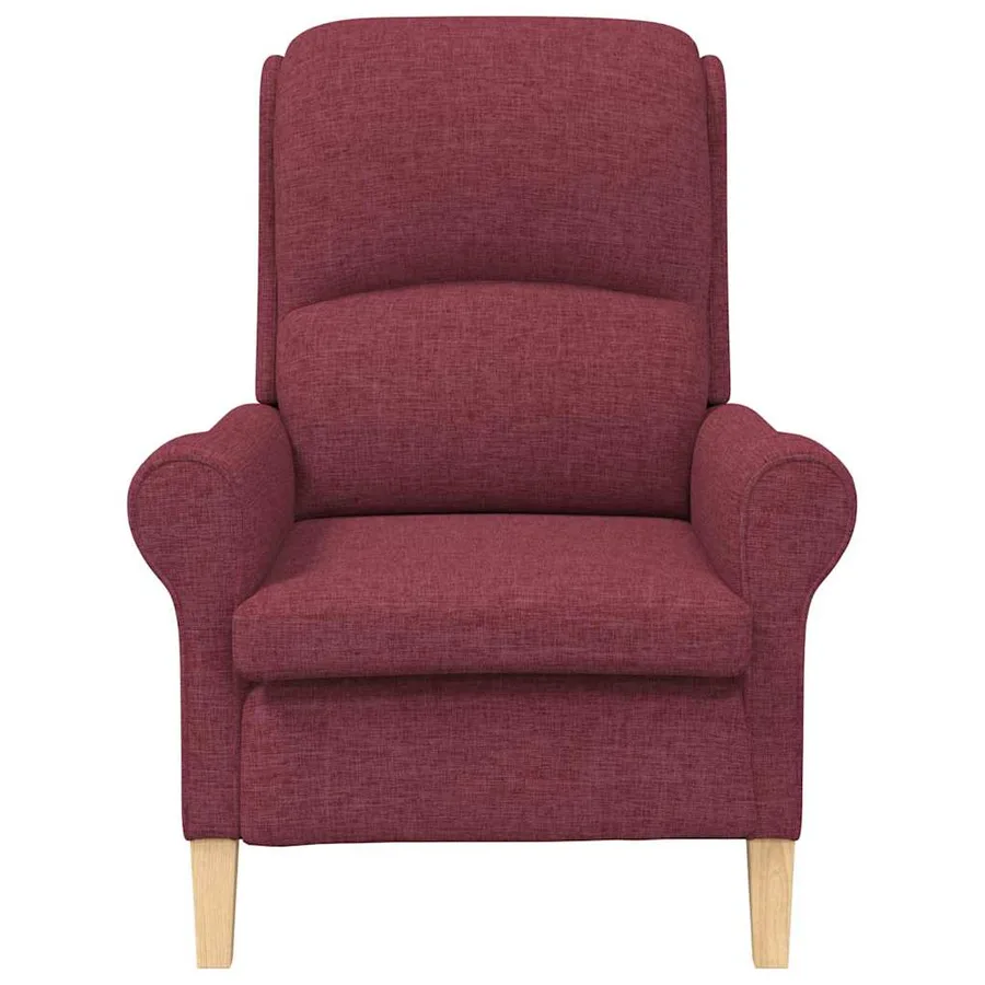 fauteuil Bordeaux tissu - 4
