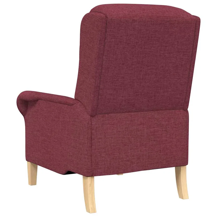 fauteuil Bordeaux tissu - 6