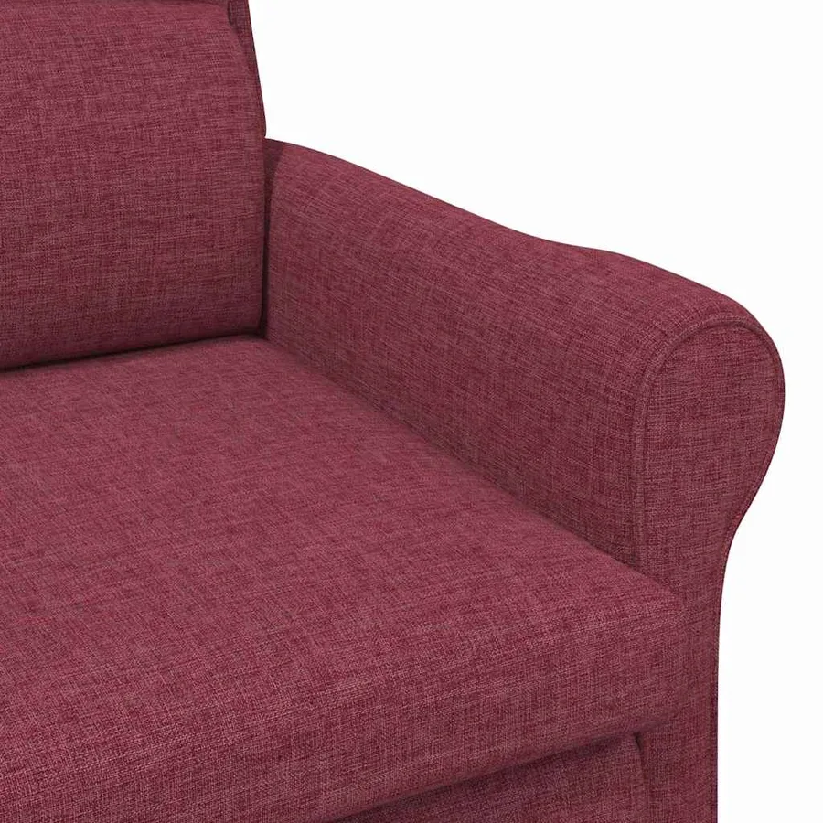 fauteuil Bordeaux tissu - 7