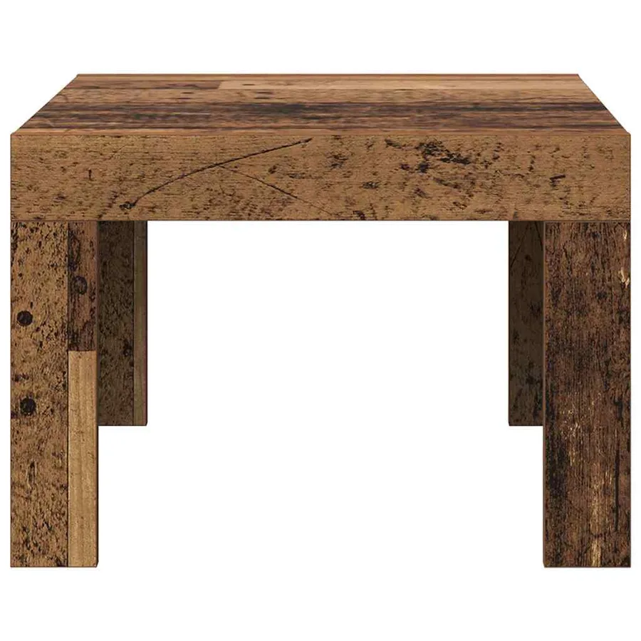 Table basse Bois ancien 50 x 50 x 35 cm Bois d'ingénierie - 5