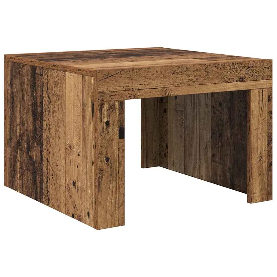Table basse Bois ancien 50 x 50 x 35 cm Bois d'ingénierie - 7
