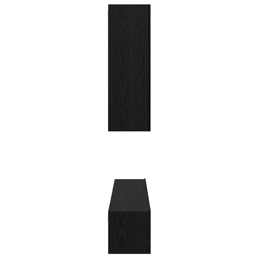 Ensemble meuble TV 6 pcs Chêne noir Bois d'ingénierie - 8