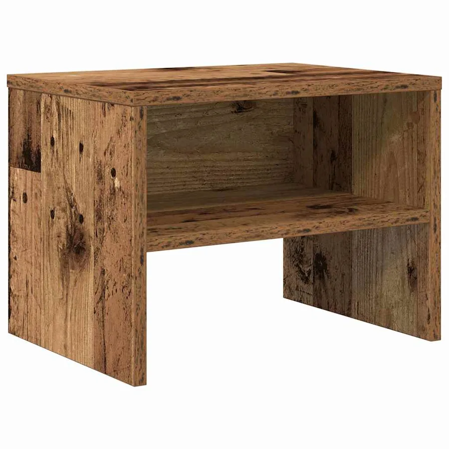 Cabinet de chevet 2 pcs Bois ancien 40 x 40 x 30 cm - 5