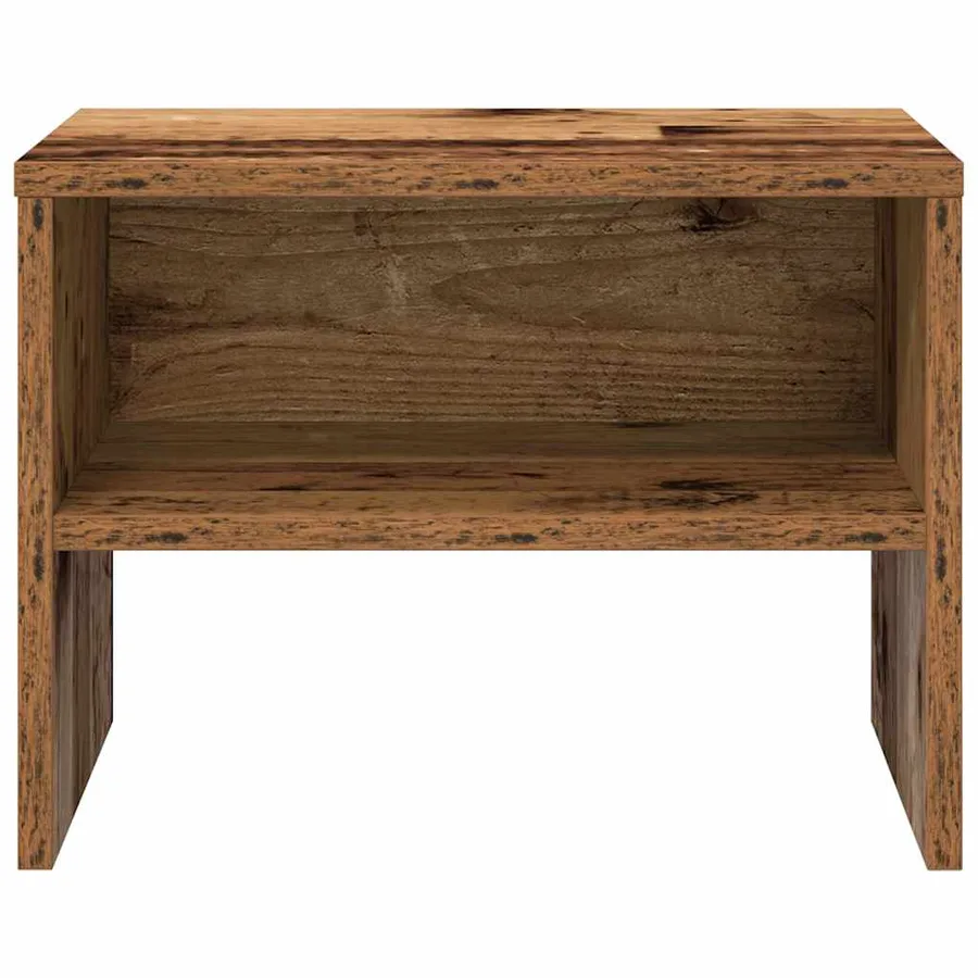Cabinet de chevet 2 pcs Bois ancien 40 x 40 x 30 cm - 6