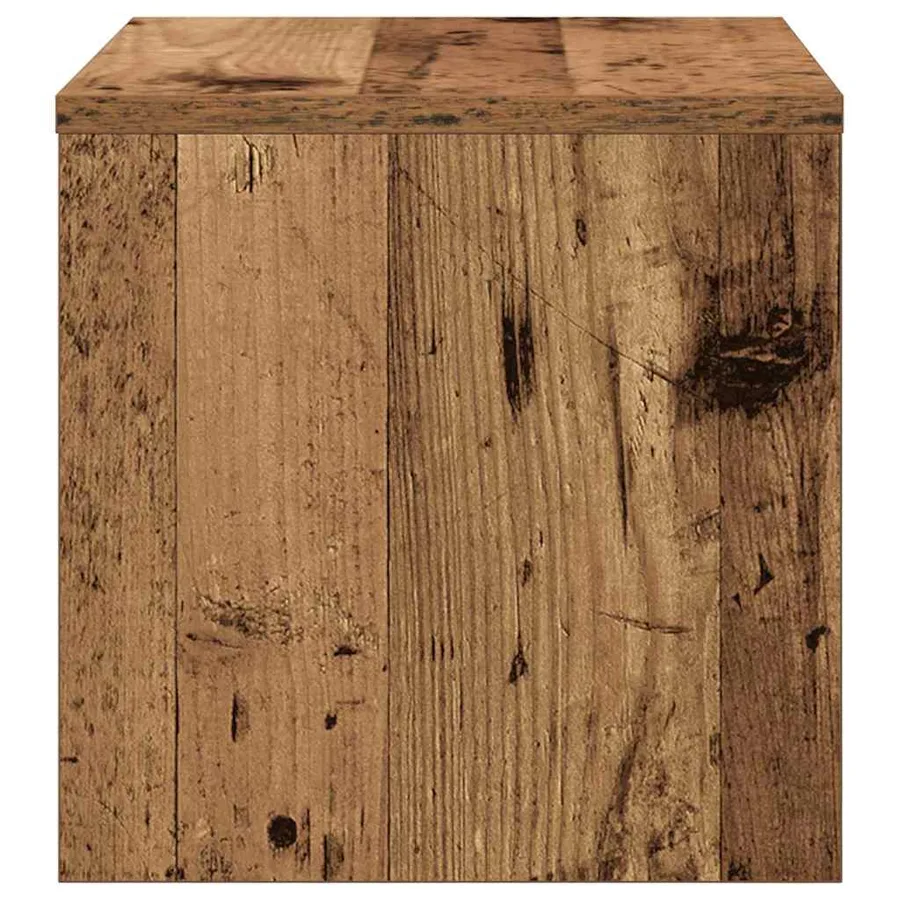 Cabinet de chevet 2 pcs Bois ancien 40 x 40 x 30 cm - 7