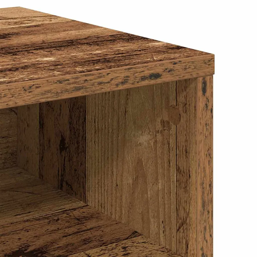 Cabinet de chevet 2 pcs Bois ancien 40 x 40 x 30 cm - 9