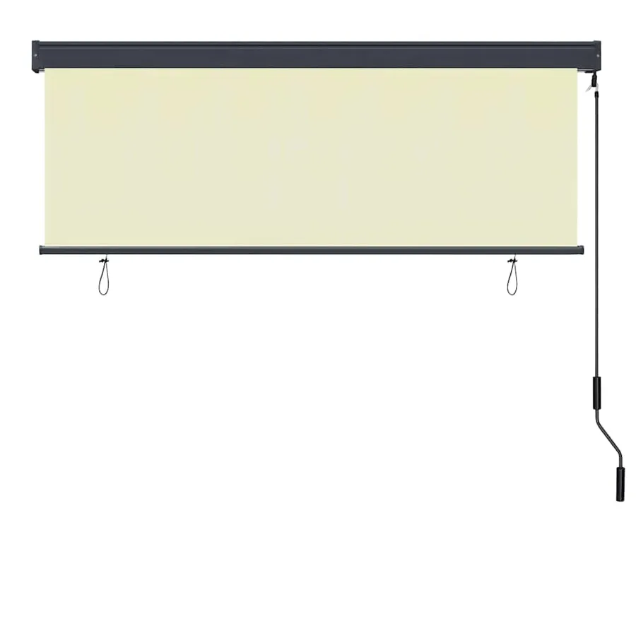 Store enrouleur Crème 180 x 250 cm Tissu et Aluminium - 3