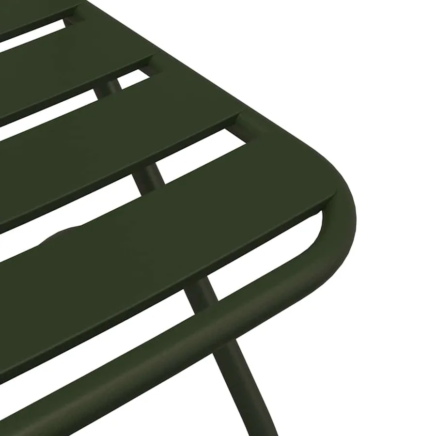 Chaise de jardin pliante 2 pcs Vert 42 x 52 x 82 cm - 10