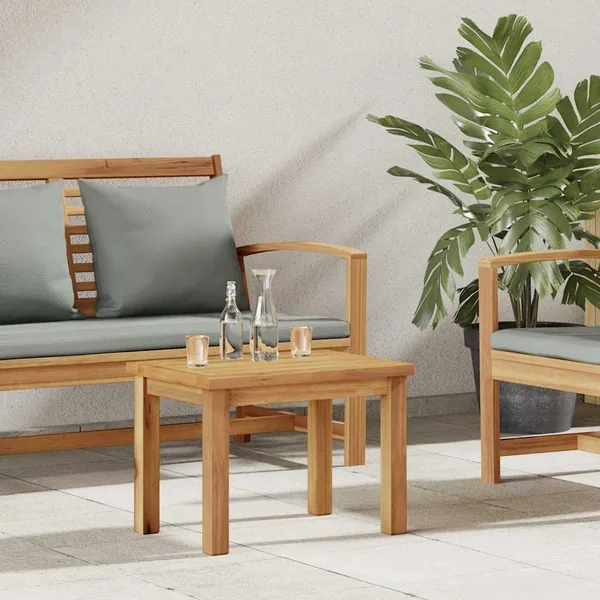 Table basse Marron 50 x 35 x 36 cm Bois de teck massif