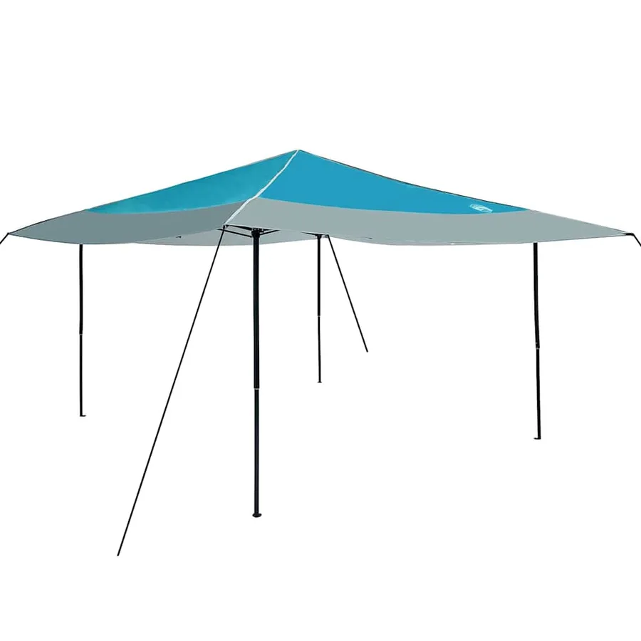 Tente à abri Bleu 395 x 395 x 251 cm tissu - 2