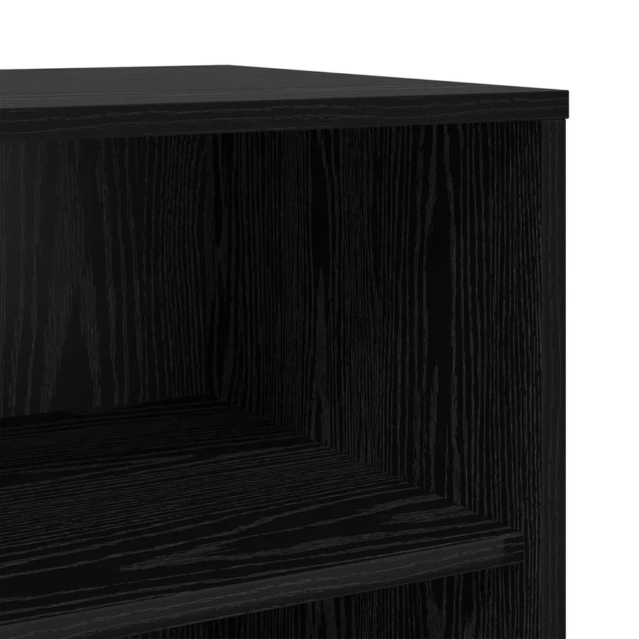 Buffet 3 pcs Chêne noir 70 x 41 x 75 cm Bois d'ingénierie - 8