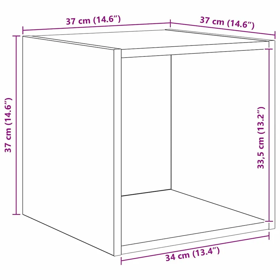 Ensemble meuble TV 3 pcs Chêne noir Bois d'ingénierie - 11