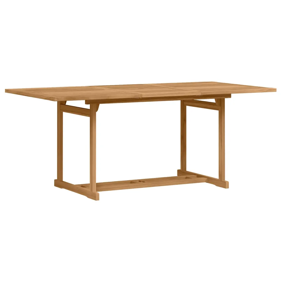 Ensemble de salle à manger pour jardin 7 pcs Marron - 5