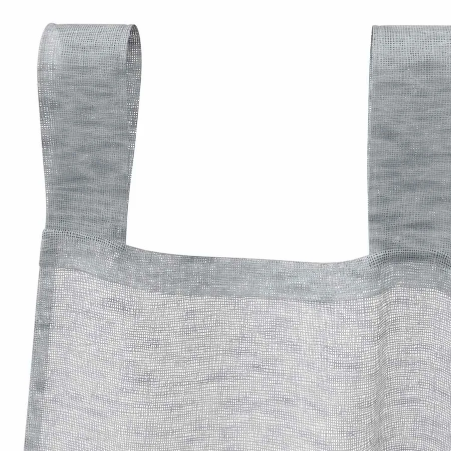 Rideau en Voile 2 pcs Gris foncé 260 x 140 cm Polyester - 5