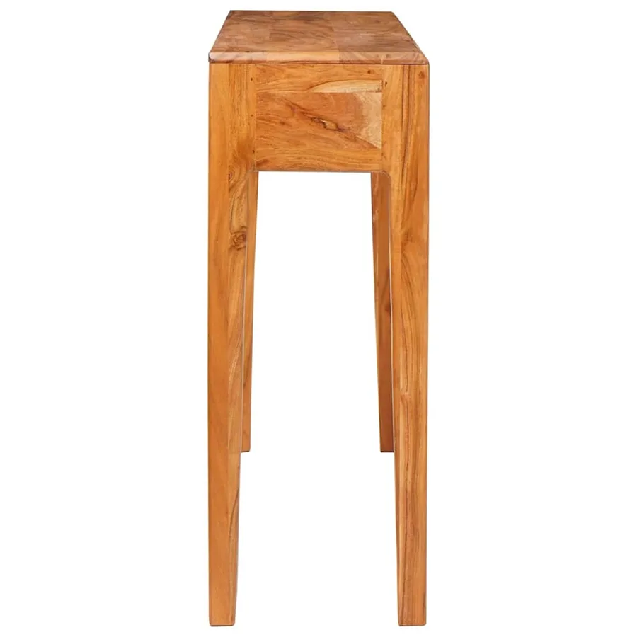 Table console Marron 110 x 30 x 80 cm Bois d'Acacia Massif - 6