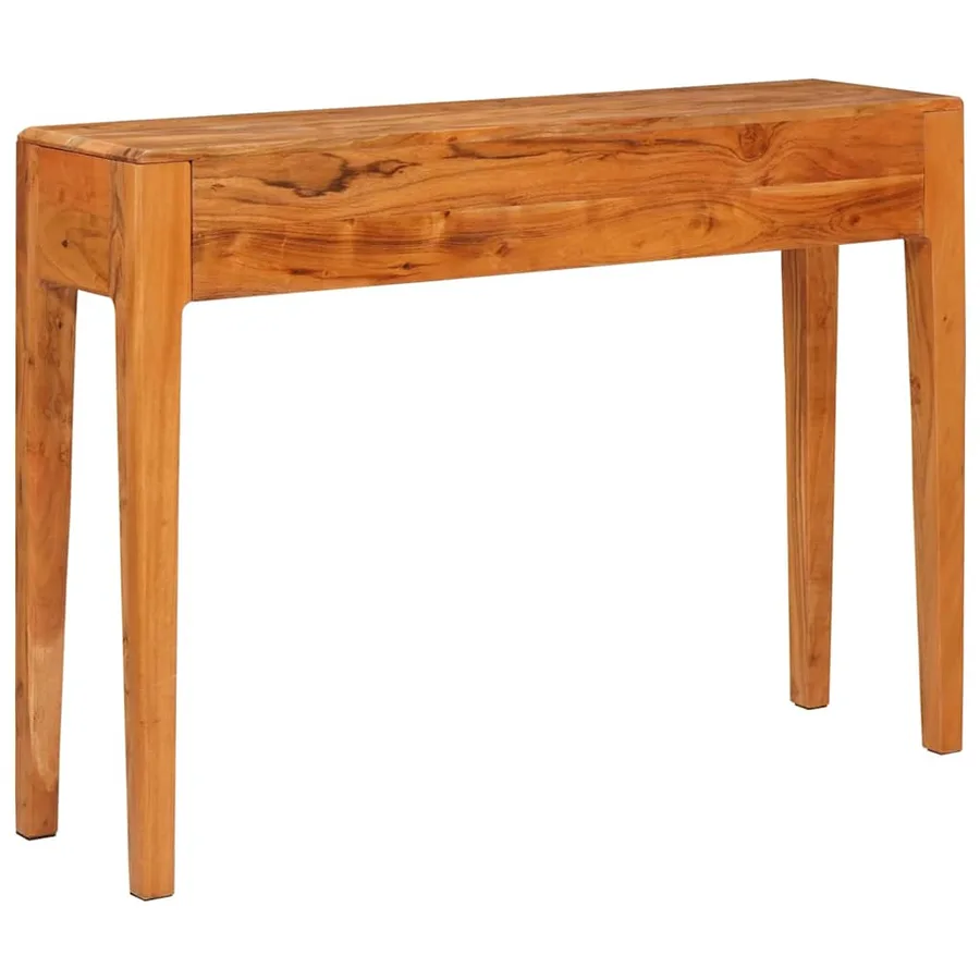 Table console Marron 110 x 30 x 80 cm Bois d'Acacia Massif - 7