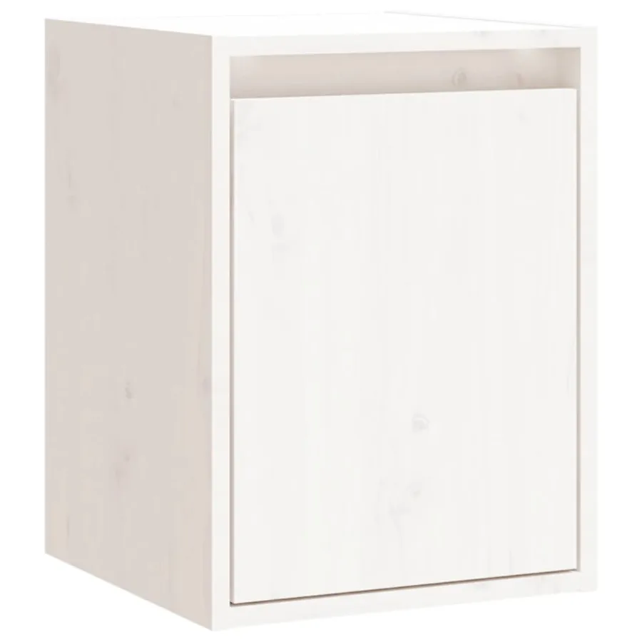 Armoire murale Blanc 30x30x40 cm Bois de pin massif - 2