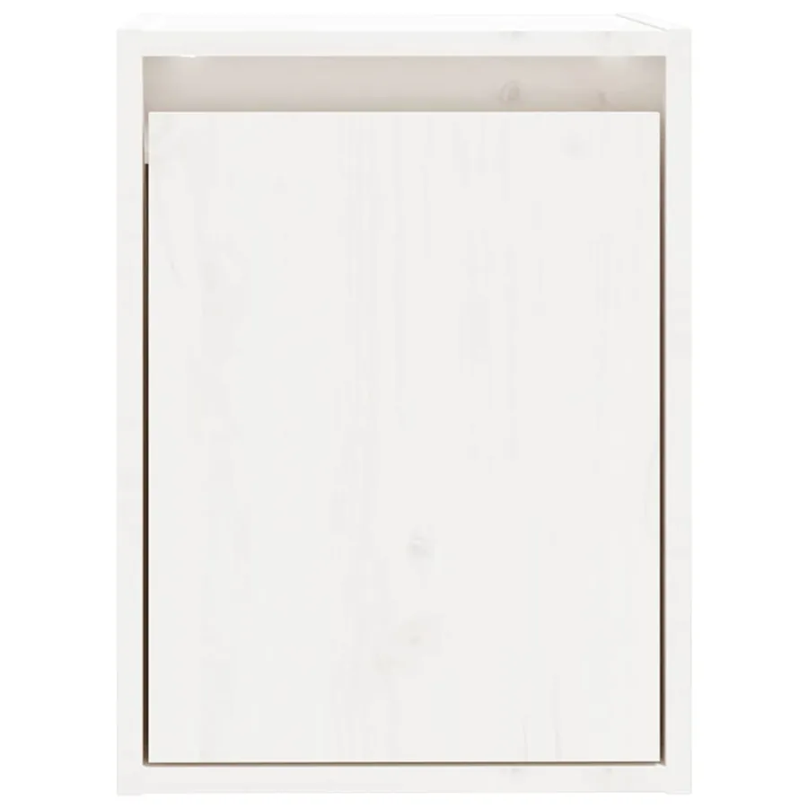 Armoire murale Blanc 30x30x40 cm Bois de pin massif - 4