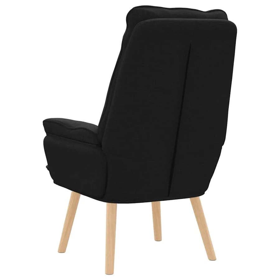 fauteuil Noir 69 x 74 x 93 cm Tissu et Contreplaqué - 6