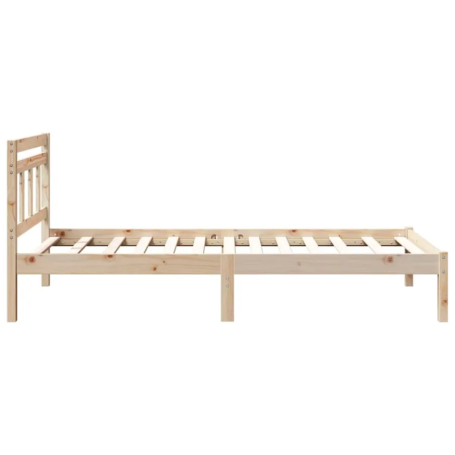 Cadre de lit Marron 80 x 200 cm Pin massif - 6