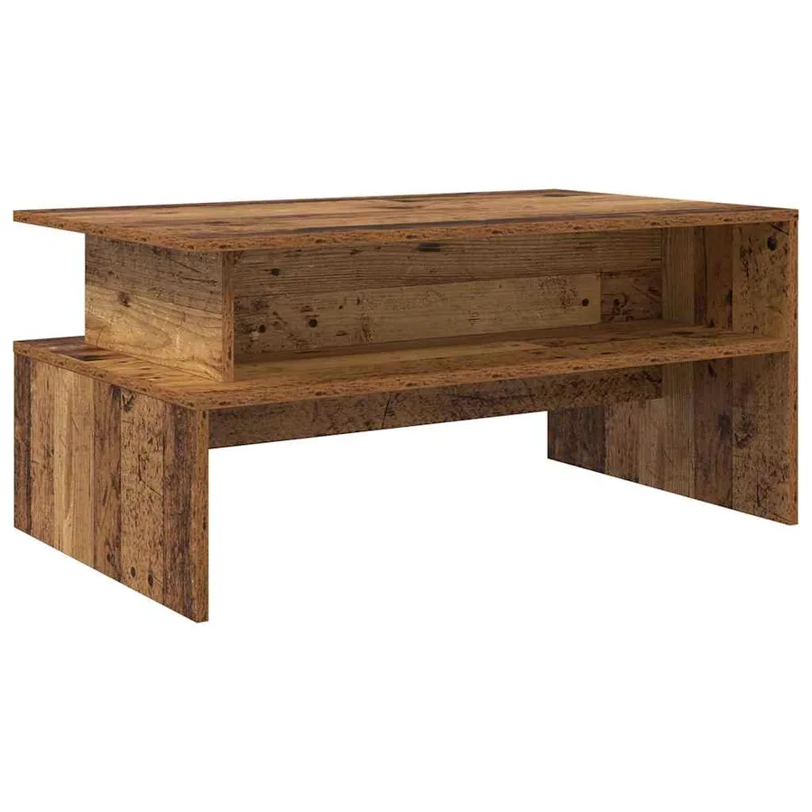 Table basse Bois ancien 90 x 55 x 42,5 cm Bois d'ingénierie - 2