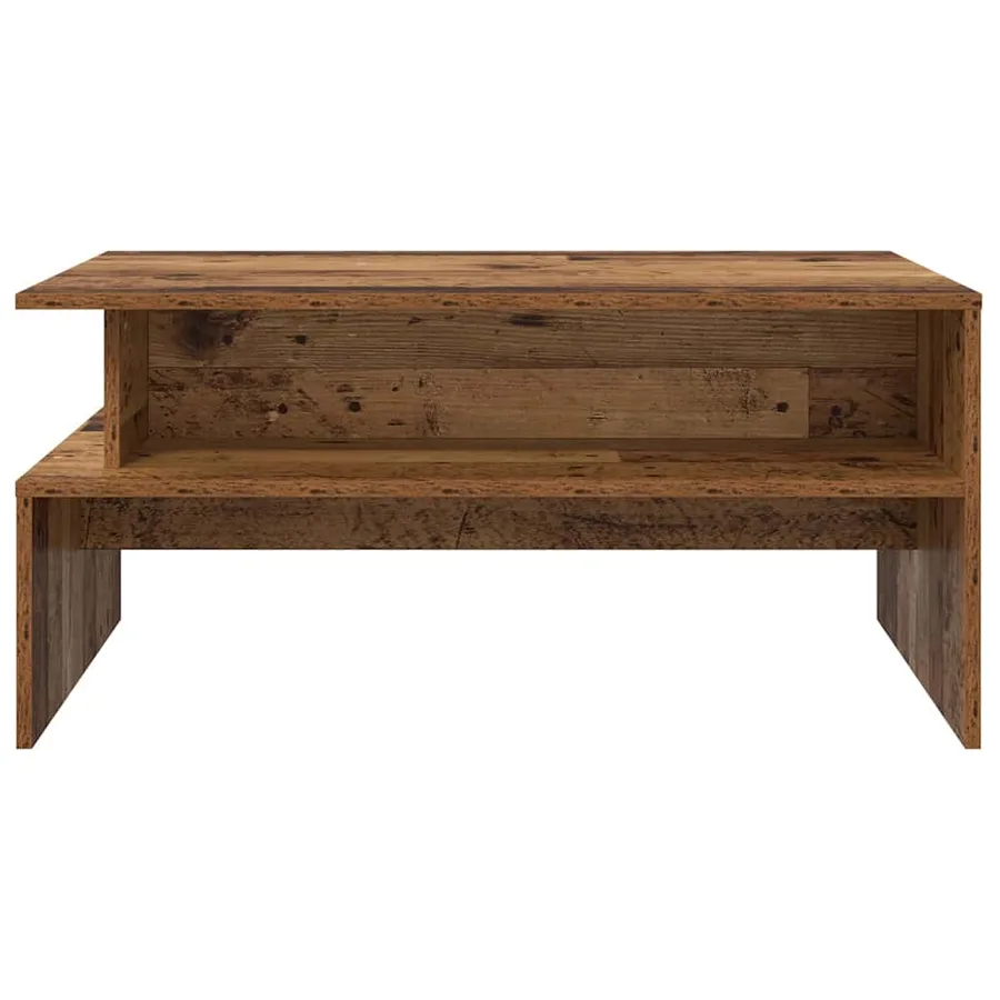 Table basse Bois ancien 90 x 55 x 42,5 cm Bois d'ingénierie - 5