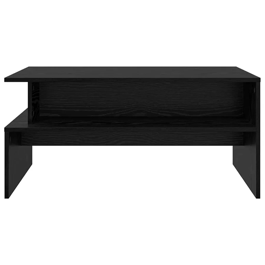 Table basse Chêne noir 90 x 55 x 42,5 cm Bois d'ingénierie - 5