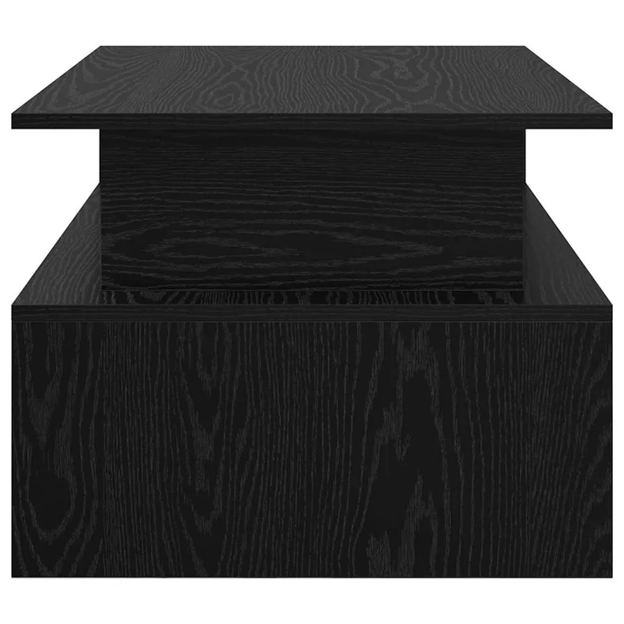 Table basse Chêne noir 90 x 55 x 42,5 cm Bois d'ingénierie - 6