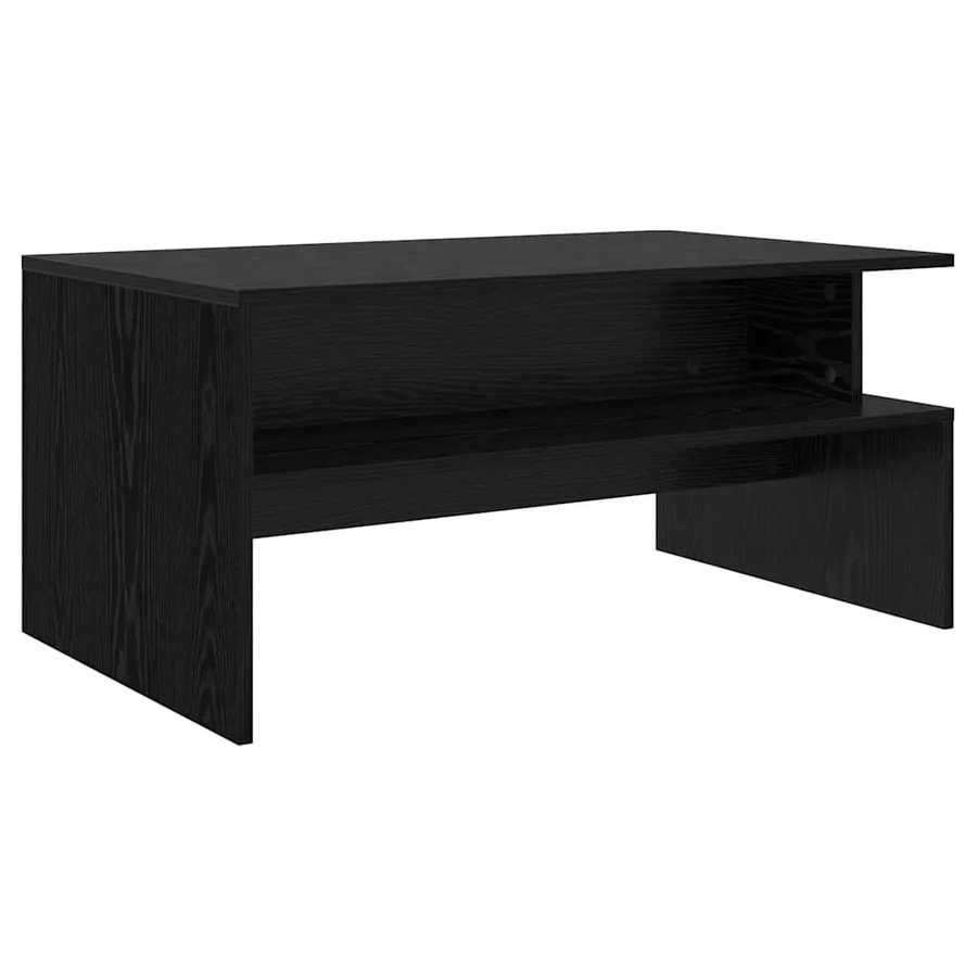 Table basse Chêne noir 90 x 55 x 42,5 cm Bois d'ingénierie - 7