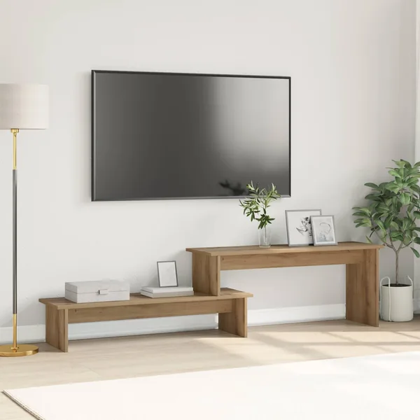 Ensemble meuble TV 180,5 x 30 x 43 cm Chêne artisanal