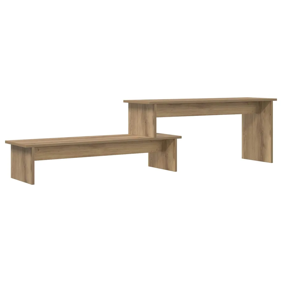 Ensemble meuble TV 180,5 x 30 x 43 cm Chêne artisanal - 2