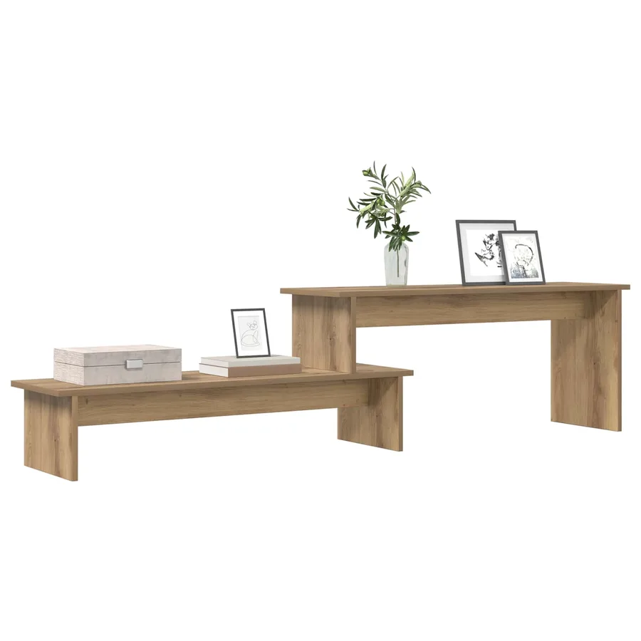 Ensemble meuble TV 180,5 x 30 x 43 cm Chêne artisanal - 3