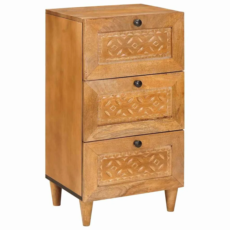 Buffet avec tiroir Marron clair 33,5 x 40 x 75 cm