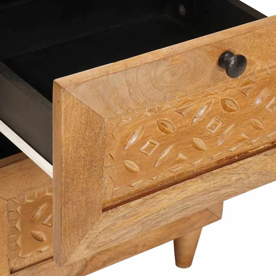 Buffet avec tiroir Marron clair 33,5 x 40 x 75 cm - 7