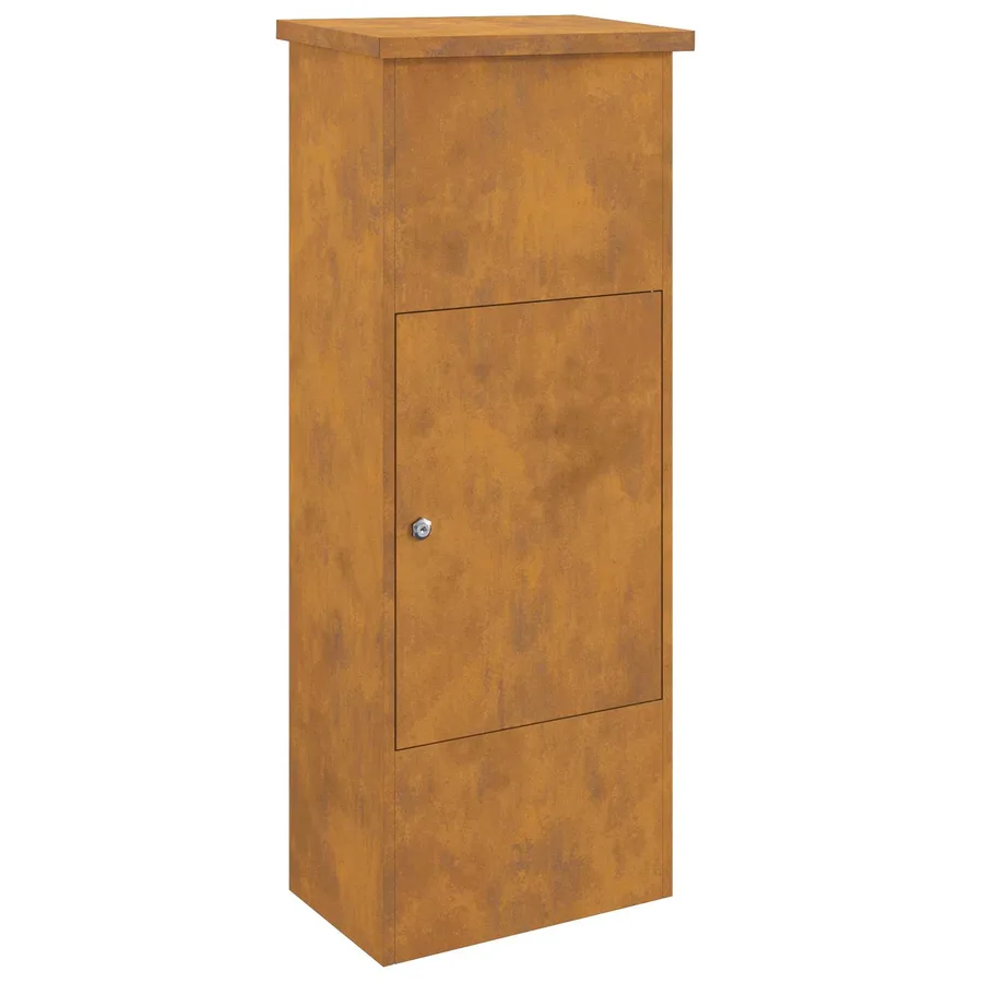 Boîte de dépôt de colis avec porte Rouillé 44,5 x 29 x 110,5 cm - 2