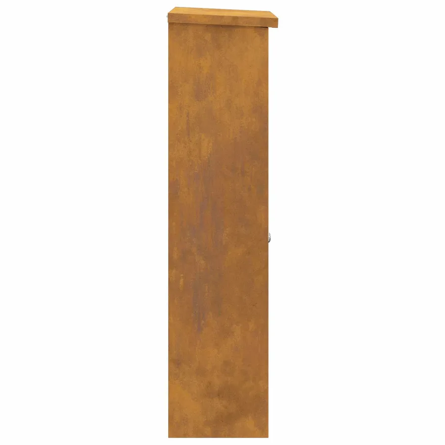 Boîte de dépôt de colis avec porte Rouillé 44,5 x 29 x 110,5 cm - 7