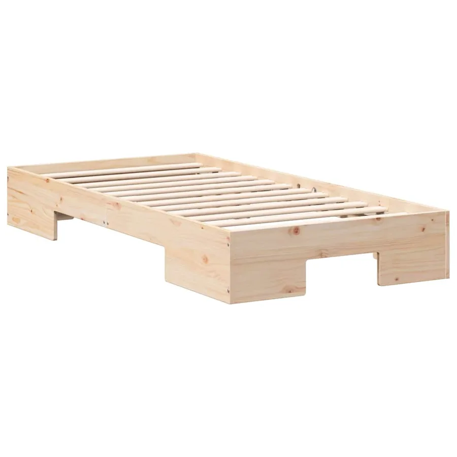 Cadre de lit Marron 90 x 190 cm - 4