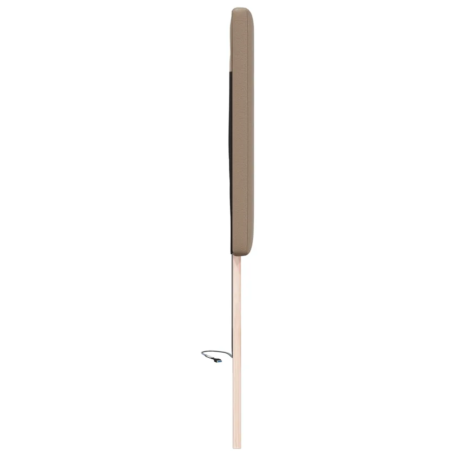 Tête de lit LED Cappuccino 100 cm Cuir synthétique - 6