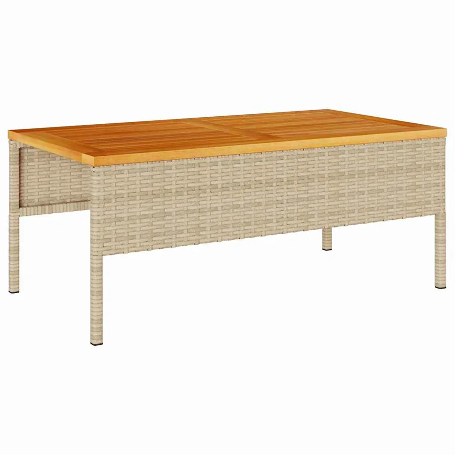 Ensemble de canapé de jardin 6 pcs Beige et Gris clair - 7