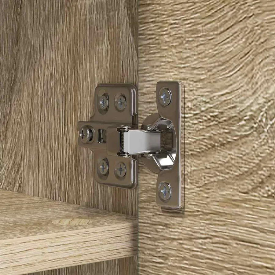 Porte-manteau mural avec étagère Chêne Sonoma 50 x 20 x 30 cm - 11