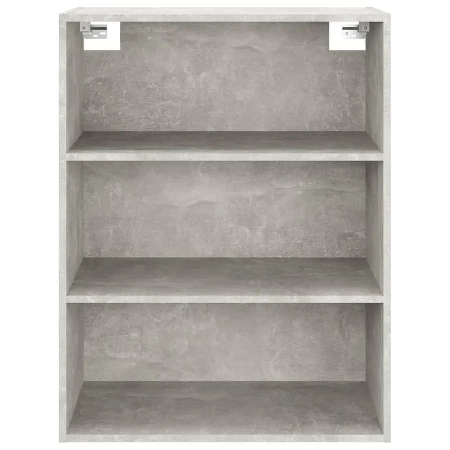 Armoire murale suspendue Gris béton 69,5x32,5x90 cm - 5