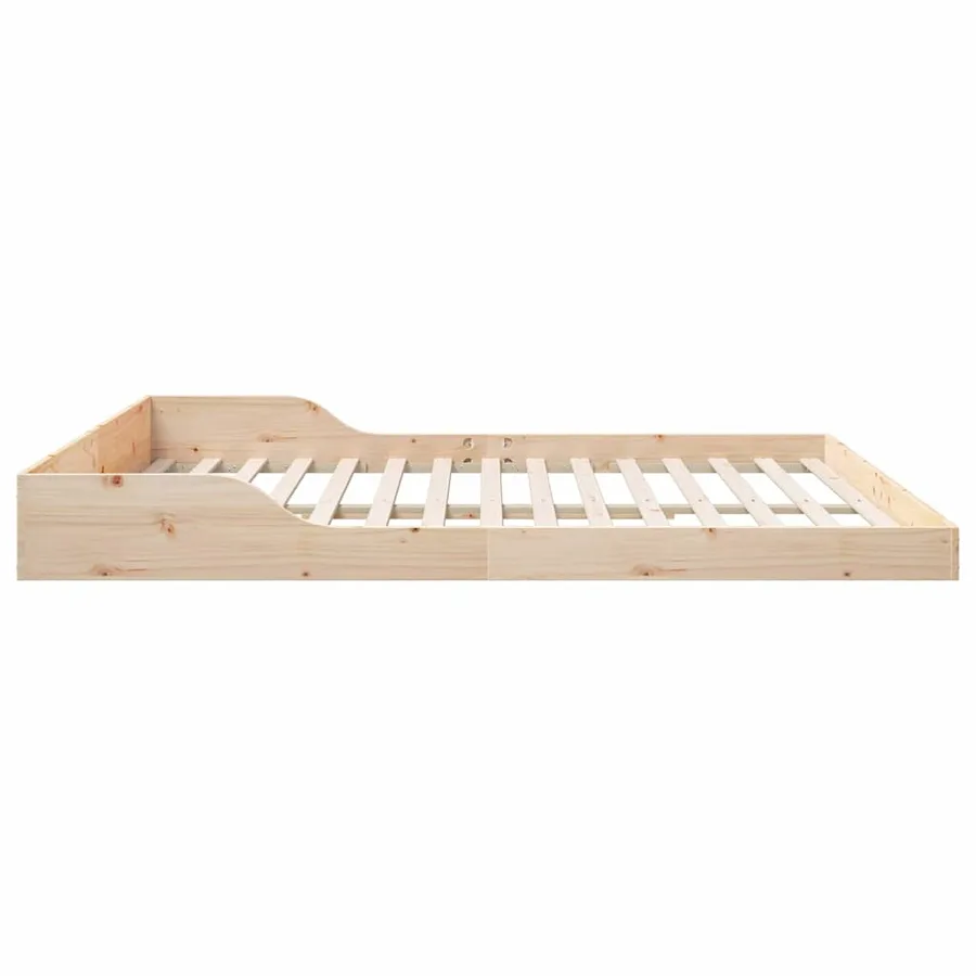 Cadre de lit Marron 200 x 210 cm Pin massif - 6