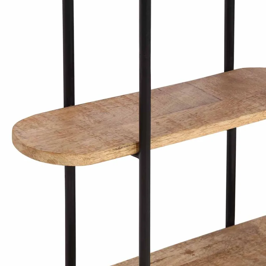Étagère murale 90 x 20 x 116,5 cm en bois massif brut de manguier - 7
